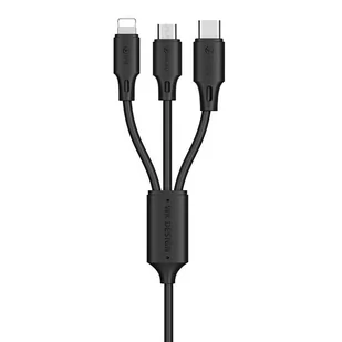 Wk Design kabel 3w1 Usb - micro Usb Lightning - Kable USB - miniaturka - grafika 1
