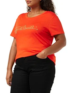 Just Cavalli Koszulka damska, 304 maki czerwony, XXL - Koszulki i topy damskie - miniaturka - grafika 1