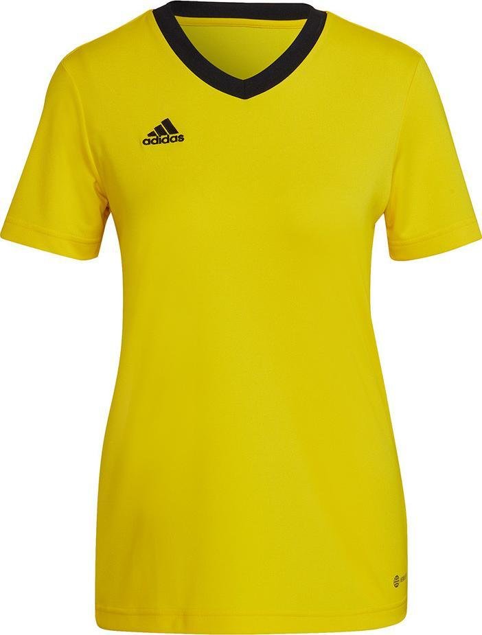 Adidas Koszulka damska adidas Entrada 22 Jersey żółta HI2125 : Rozmiar - L