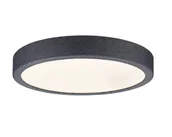 Lampy sufitowe - Plafon okrągły COSARA LED 15W 3000K IP44 - ciemnoszary - miniaturka - grafika 1