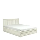 Łóżka dla dzieci i młodzieży - Łóżko Drewniane Sosnowe Italia 90 x 200 z Pojemnikiem Meble Doktór Bejca Kasztan - miniaturka - grafika 1