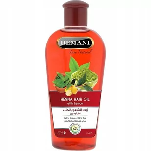 Hemani Henna Hair Oil, Olej Z Henny Do Włosów, 200 ml - Serum do włosów - miniaturka - grafika 1
