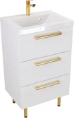 Szafki łazienkowe - Szafka Umywalkowa Stojąca ATHOS 50 cm UZ MATOWA - miniaturka - grafika 1