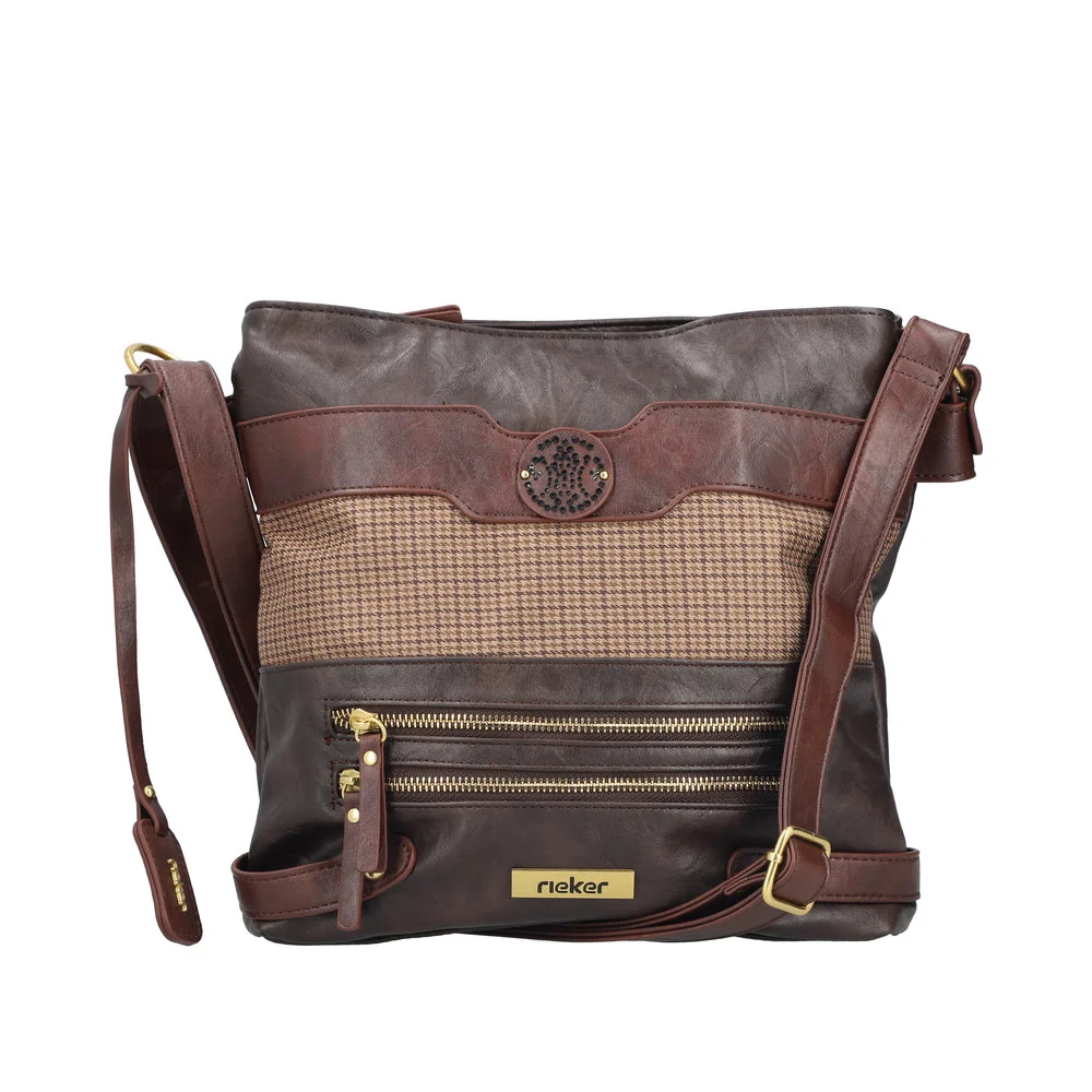 Rieker H1346-25 BROWN torebka damska brązowa