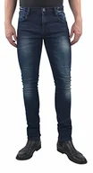 Spodenki męskie - Blend BHJet Fit Jogg Fit Jogg - NOOS męskie spodnie jeansowe Denim Slim Fit, Dark Blue (76204), 36W / 34L - miniaturka - grafika 1
