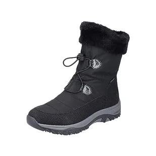 Rieker Damskie buty sznurowane M9683, czarny, 43 EU - Moda i Uroda OUTLET - miniaturka - grafika 1