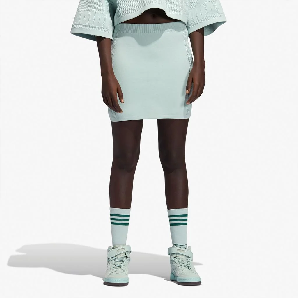 Spódnica dzianinowa Ivy Park w zielonym odcieniu GM8710 ROZMIAR M