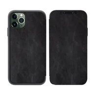 Etui i futerały do telefonów - Beline Etui Leather Book iPhone 11 Pro Max czarny/black - miniaturka - grafika 1