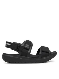 Karl Lagerfeld Kids Sandały Z30382 M Czarny - Buty dla chłopców - miniaturka - grafika 1