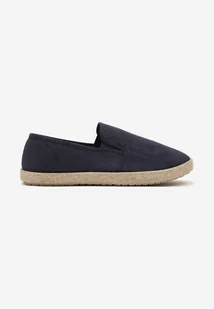 Granatowe Trampki w Stylu Espadryli Wsuwane Tolindea - Trampki męskie - miniaturka - grafika 1