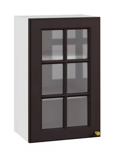 Bristol Witryna Wisząca Gv-45 Szpros Czarny Mat - Meble kuchenne - miniaturka - grafika 1