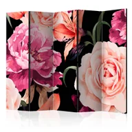 Parawany - Parawan 5-częściowy - Róże miłości II [Room Dividers] (rozmiar 225x172) - miniaturka - grafika 1
