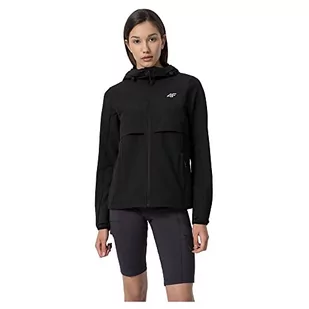 Kurtka damska 4F Softshell, DEEP BLACK, M - Kurtki damskie - miniaturka - grafika 1