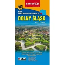 Plan Mapa samochodowo-kraj. - Dolny Śląsk 1:250 000 w.7 praca zbiorowa - Atlasy i mapy - miniaturka - grafika 1