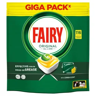 TABLETKI FAIRY A'100 ALL IN ONE LEMON - Akcesoria i części do zmywarek - miniaturka - grafika 1