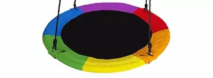 Bocianie Gniazdo Huśtawka Tęczowe 100 cm - Place zabaw - miniaturka - grafika 1