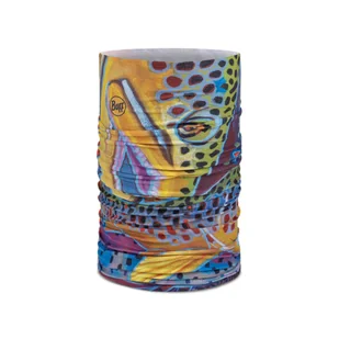 Chusta wielofunkcyjna Buff Coolnet UV+ Derek De Young Trout Confetti - Czapki i chusty sportowe damskie - miniaturka - grafika 1