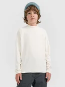 Moda i Uroda OUTLET - 4F Bielizna termiczna polarowa (góra) dziecięca - biała 158/164 (12-14 lat) - miniaturka - grafika 1