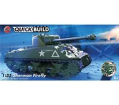 Gadżety dla graczy - Airfix J6042 Quickbuild - Sherman Firefly - miniaturka - grafika 1