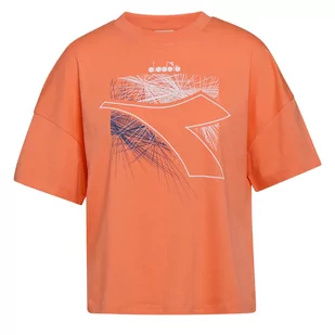 Koszulka damska DIADORA L. T-SHIRT SS LOGO FLARE - Koszulki i topy damskie - miniaturka - grafika 1