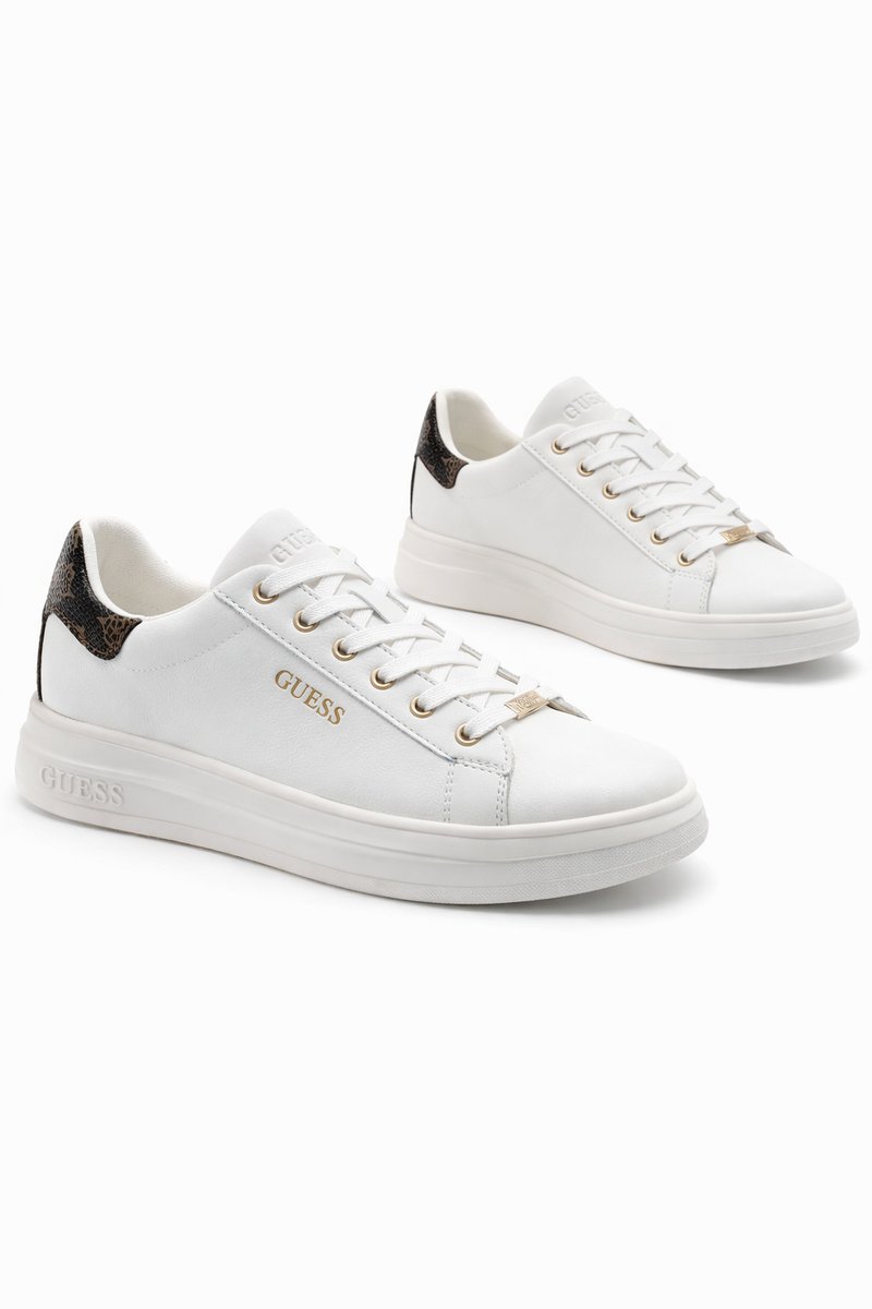 GUESS LEA12 BUTY SPORTOWE DAMSKIE BIAŁE ZE SKÓRĄ NISKIE 40 1I4A