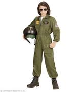 Stroje karnawałowe - WIDMANN Andreas  kostium dziecięcy Kampf Jet Pilot, 164 cm, zielony - miniaturka - grafika 1