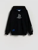 Bluzy dla chłopców - Reserved - Bluza Playstation - czarny - miniaturka - grafika 1