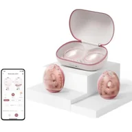 Laktatory - Laktator MOMCOZY Air 1 Podwójny Różowy - miniaturka - grafika 1