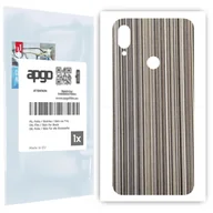 Szkła hartowane na telefon - Folia naklejka skórka strukturalna na TYŁ do Xiaomi Redmi Note 7 - Tkanina Paski Mix - apgo SKINS - miniaturka - grafika 1