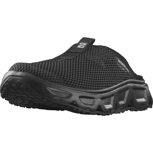 Salomon Relax Slide 6.0 damskie slippery, czarne/stopowe, rozmiar 38 2/3, Black Alloy, 38 2/3 EU