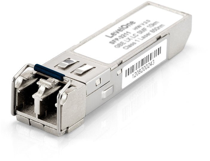 LevelOne SFP Transceiver 1.25Gbps SM Duplex LC 1310nm 20km SFP-3211