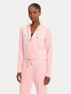Juicy Couture Bluza Madison JCWA122001 Różowy Slim Fit - Bluzy damskie - miniaturka - grafika 1