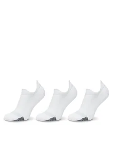 Under Armour Zestaw 3 par niskich skarpet unisex 1387052 Biały - Skarpetki damskie - miniaturka - grafika 1