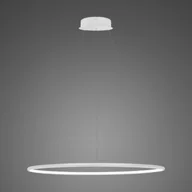 Lampy sufitowe - Lampa wisząca Ledowe Okręgi No.1 Φ80 cm in 4k biała ściemnialna Altavola Design - miniaturka - grafika 1