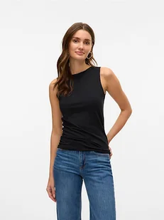 Vero Moda Top w kolorze czarnym - Koszulki i topy damskie - miniaturka - grafika 1