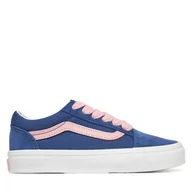 Buty dla dziewczynek - Tenisówki Vans Old Skool VN000CYV6V61 Niebieski - miniaturka - grafika 1