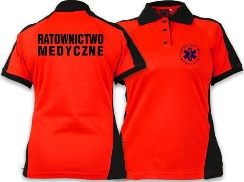 North Wind + medical Koszulka ratownicza Polo FLUO damska