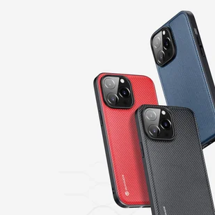 Dux Ducis Fino etui pokrowiec pokryty nylonowym materiałem iPhone 14 Pro niebieski - Etui i futerały do telefonów - miniaturka - grafika 10