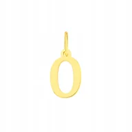 Wisiorki - Zawieszka Złota Literka "O" Pr. 585 - miniaturka - grafika 1