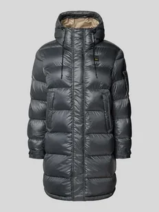 Płaszcz pikowany o kroju regular fit z aplikacją z logo model ‘Aldrich’ - Kurtki męskie - miniaturka - grafika 1