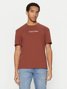 Calvin Klein T-Shirt Hero K10K111346 Czerwony Regular Fit - Koszulki męskie - miniaturka - grafika 1