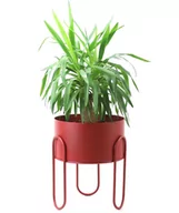 Kwietniki - Kwietnik Metalowy BOMO 60cm Beżowy - miniaturka - grafika 1