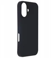 Etui i futerały do telefonów - Nakładka Satin Flex iPhone 16 czarna - miniaturka - grafika 1