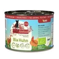 Mokra karma dla kotów - Catz finefood karma mokra dla kota organic adult Nr 503 Kurczak 12x200 g - miniaturka - grafika 1