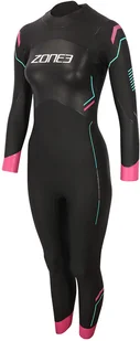 Zone3 Agile Wetsuit Women, black/pink/turquoise M 2021 Pianki do pływania WS21WAGI114/M - Pianki do pływania - miniaturka - grafika 1