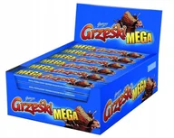 Batoniki - Grześki Mega Wafel przekładany kremem kakaowym w czekoladzie 48 g x 32 sztuk - miniaturka - grafika 1