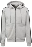 Bluzy męskie - FILA Rosenheim Slim Fit męska bluza z kapturem, Light Grey Melange-Iron Gate, L - miniaturka - grafika 1