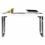 Biurka - King Home Biurko VERK 120x60 białe Verk_120x60 - miniaturka - grafika 1