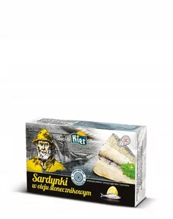 Kier Sardynki w oleju słonecznikowym 120g - Konserwy i dania rybne - miniaturka - grafika 1
