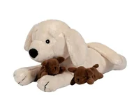 Maskotki i pluszaki - Pluszowa Maskotka piesek mama z 2 szczeniakami Astrup - miniaturka - grafika 1